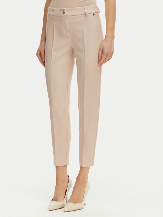 Maryley Medžiaginės kelnės · Šviesiai smėlinė · Regular Fit