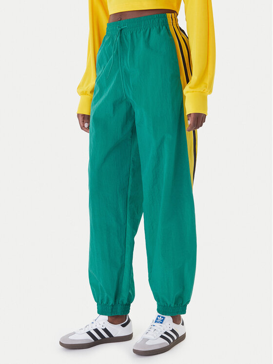 adidas Sportinės kelnės · Žalia · Relaxed Fit