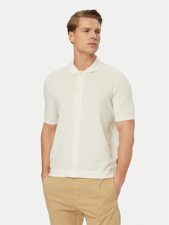 Kodas SUN15 Bugatti Marškiniai · Balta · Regular Fit