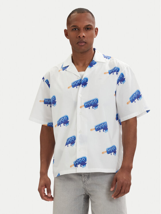 Kodas SUN15 HUGO Marškiniai · Balta · Relaxed Fit