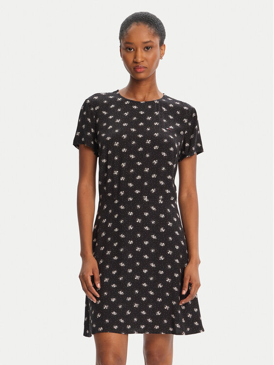 Tommy Jeans Kasdieninė suknelė · Juoda · Mini