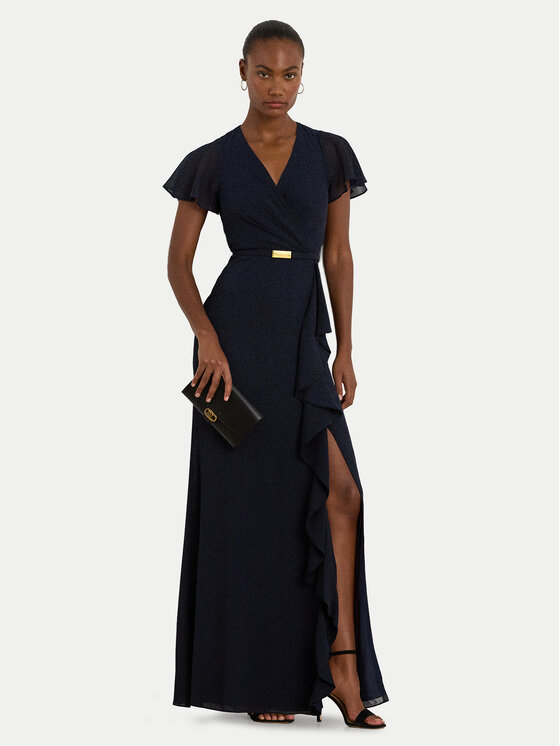 LAUREN RALPH LAUREN Vakarinė suknelė · Tamsiai mėlyna · Maksi