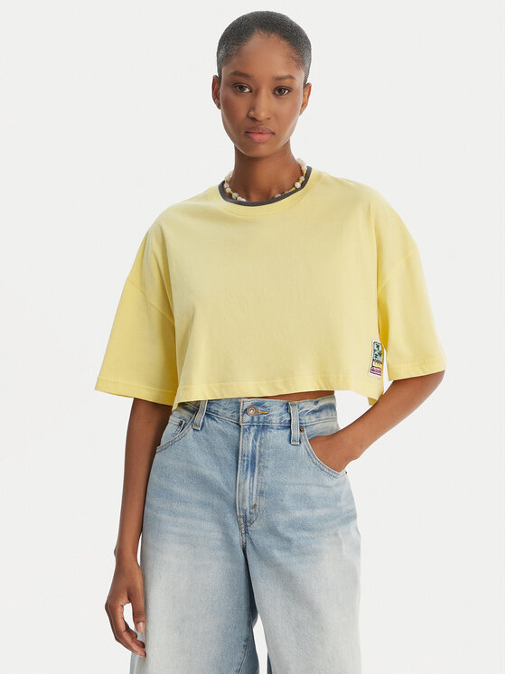 Kodas SUN15 Quiksilver Marškinėliai · Geltona