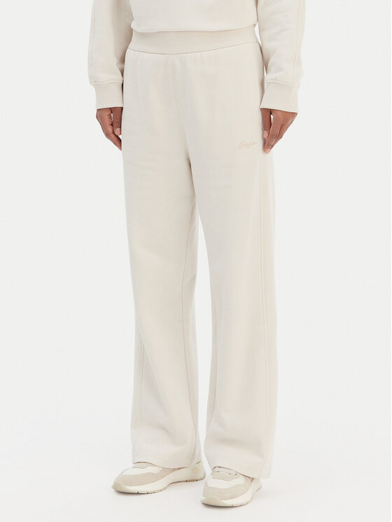 BOSS Sportinės kelnės · Écru · Relaxed Fit