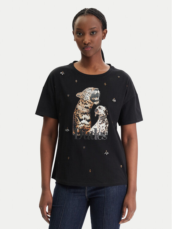 Liu Jo Marškinėliai · Juoda