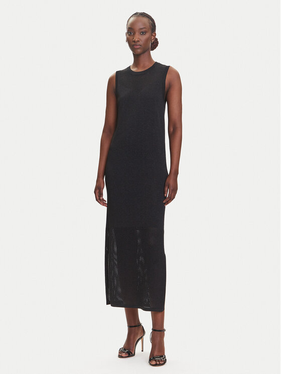 Fracomina Trikotažinė suknelė · Juoda · Maksi