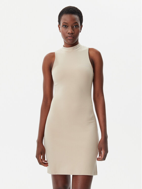 Kodas SUN15 Calvin Klein Jeans Kasdieninė suknelė · Smėlio · Mini