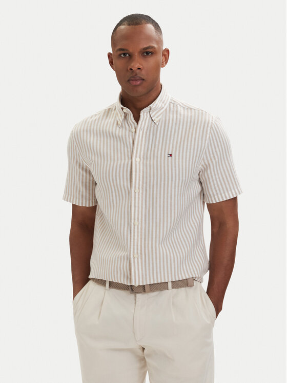 Kodas SUN15 Tommy Hilfiger Marškiniai · Šviesiai smėlinė · Regular Fit