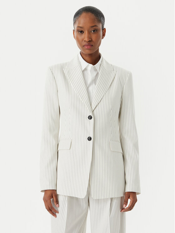 HUGO Švarkas · Balta · Regular Fit