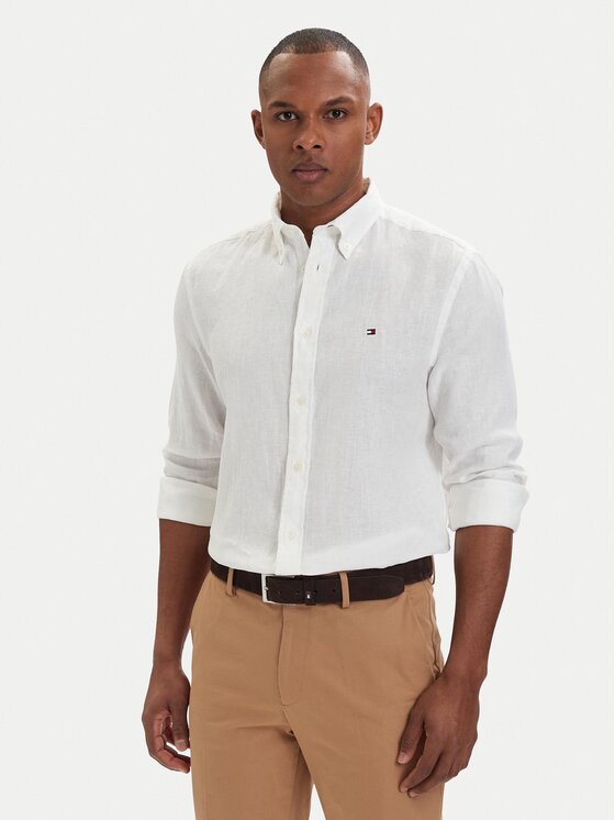 Kodas SUN15 Tommy Hilfiger Marškiniai · Balta · Regular Fit
