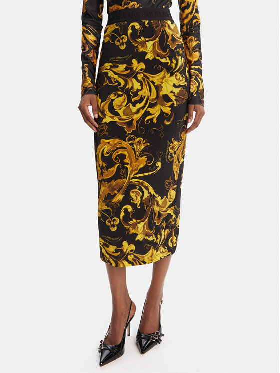 Versace Jeans Couture Tiesus sijonas · Juoda · Midi