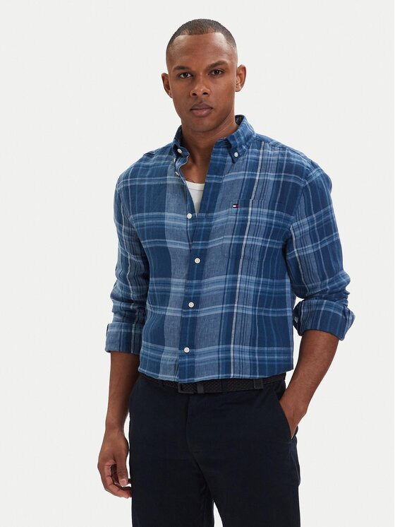Kodas SUN15 Tommy Hilfiger Marškiniai · Mėlyna · Regular Fit