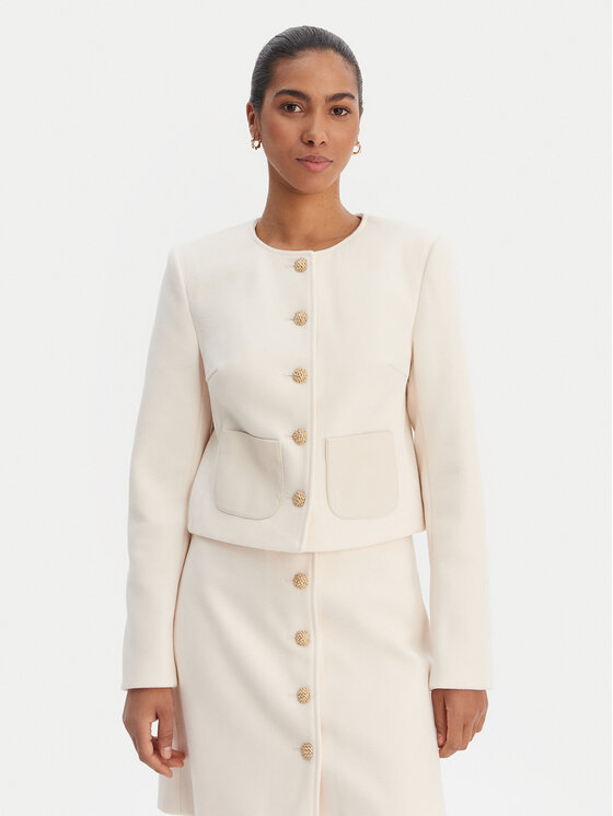 Morgan Švarkas · Smėlio · Slim Fit