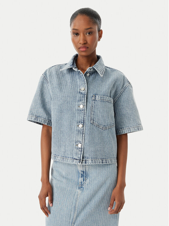 Kodas SUN15 HUGO džinsiniai marškiniai  · Žydra