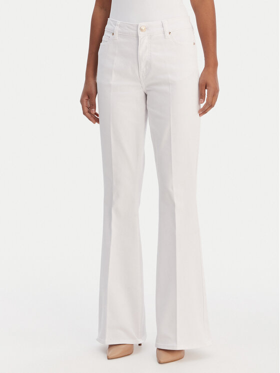 Fracomina Džinsai · Balta · Regular Fit