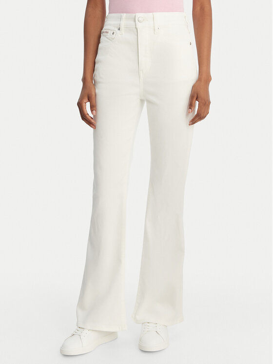 Calvin Klein Jeans Džinsai · Balta · Regular Fit