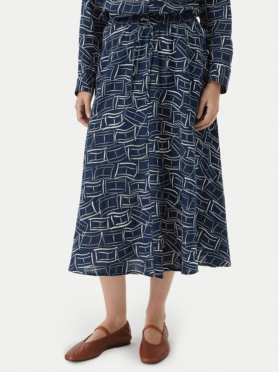 Tommy Hilfiger Midi sijonas · Tamsiai mėlyna · Midi