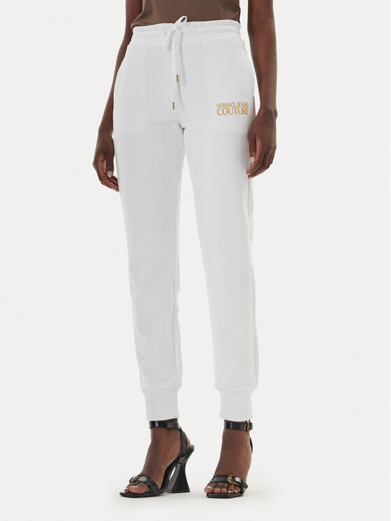 Versace Jeans Sportinės kelnės · Balta · Regular Fit