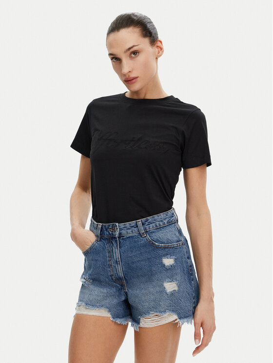 Silvian Heach Marškinėliai · Juoda