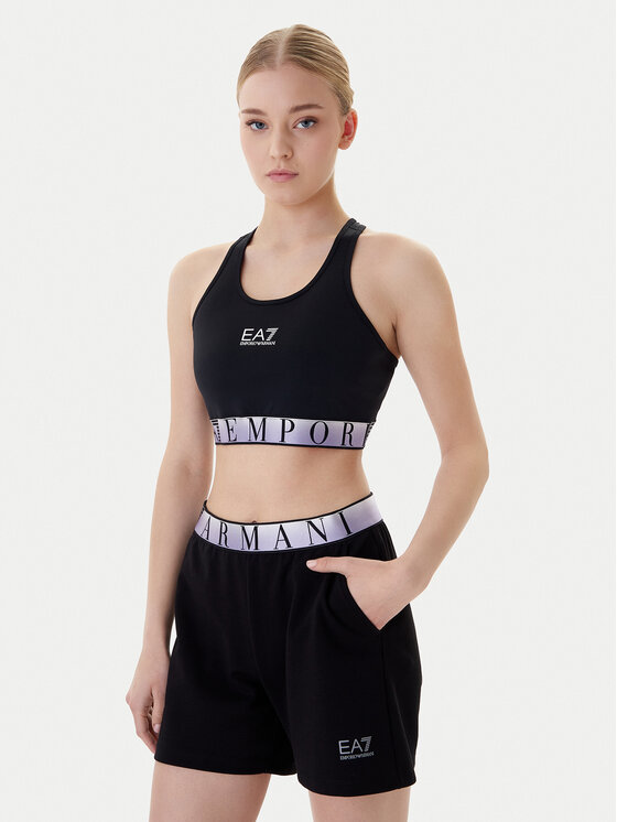 EA7 Emporio Armani Sportinė liemenėlė · Juoda