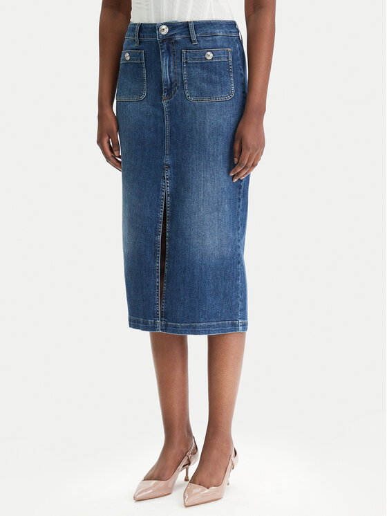 Liu Jo Džinsinis sijonas · Mėlyna · Midi