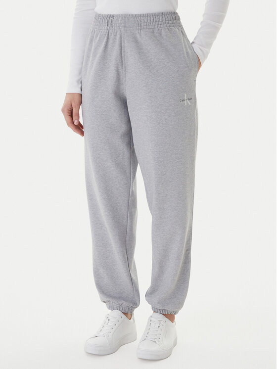 Calvin Klein Jeans Sportinės kelnės · Pilka · Regular Fit