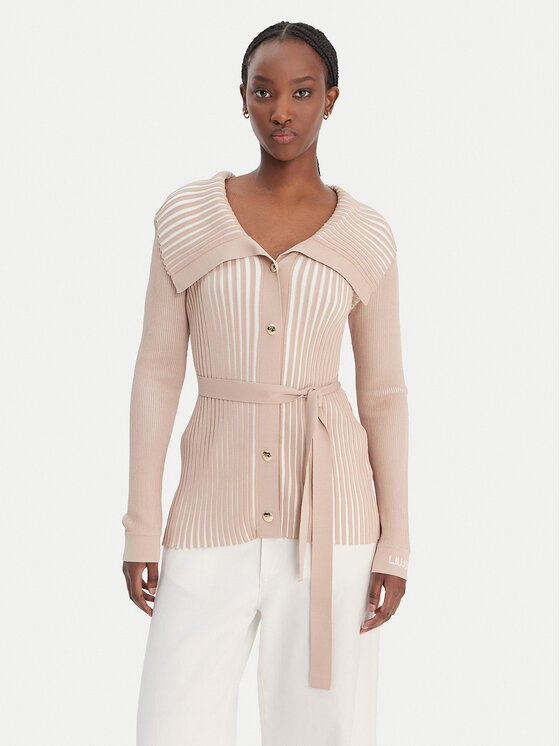 Liu Jo Sport Kardiganas · Smėlio · Regular Fit