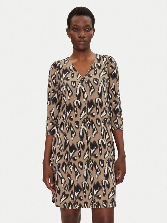 Fransa Kasdieninė suknelė · Smėlio · Mini