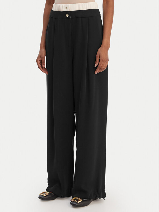 Liu Jo Sport Medžiaginės kelnės · Juoda · Regular Fit