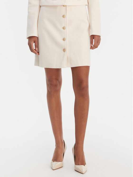 Morgan Trapecijos formos sijonas · Smėlio · Mini