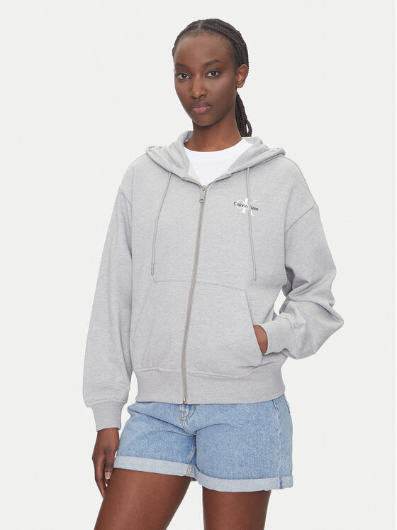 Calvin Klein Jeans Džemperis · Pilka · Regular Fit