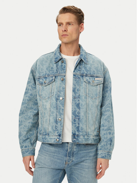 Kodas SUN15 Calvin Klein Jeans Džinsinė striukė · Mėlyna