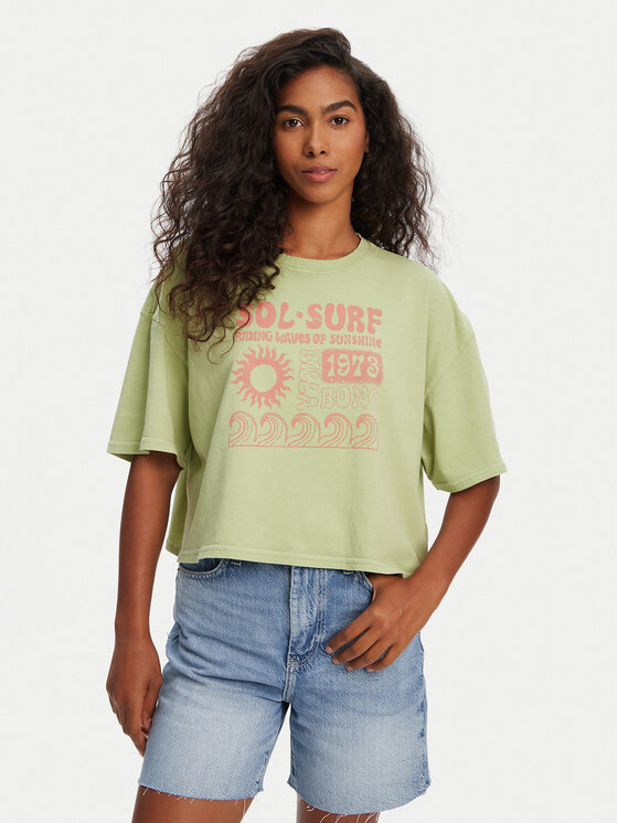 Kodas SUN15 Billabong Marškinėliai · Žalia