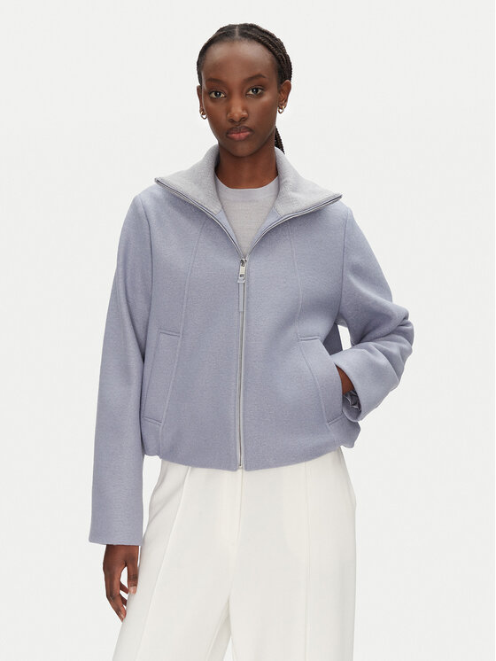 BOSS Demisezoninė striukė · Mėlyna