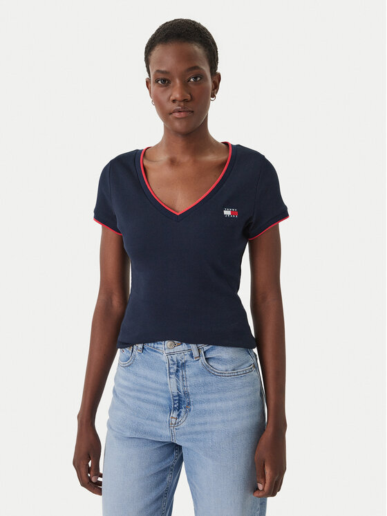 Tommy Jeans Marškinėliai · Mėlyna