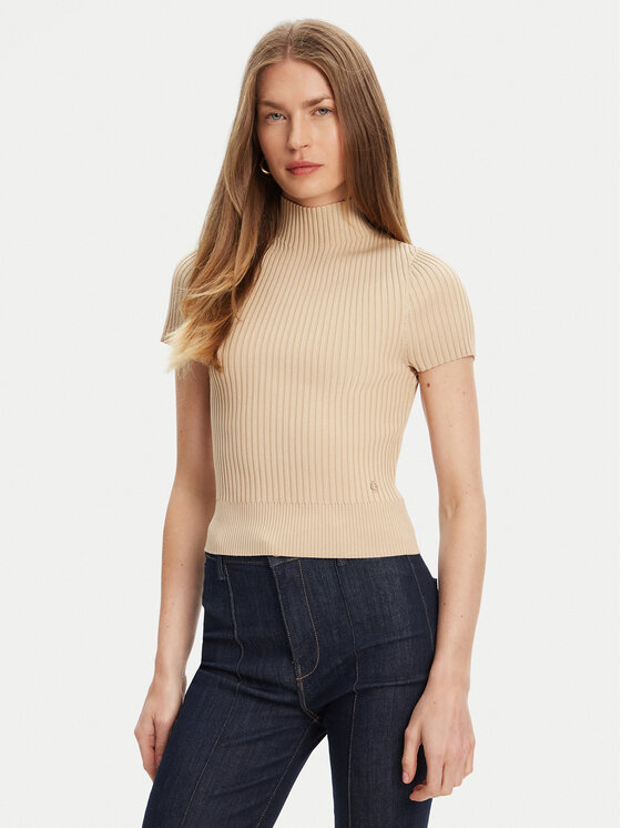 Guess Megztinis · Smėlio · Regular Fit