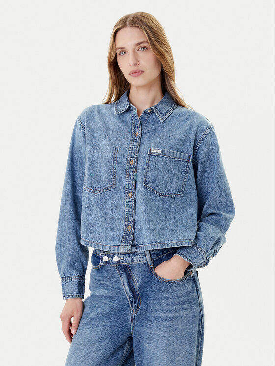 Guess Jeans Marškiniai · Mėlyna