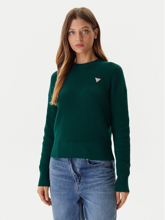 Guess Jeans Megztinis · Žalia · Regular Fit