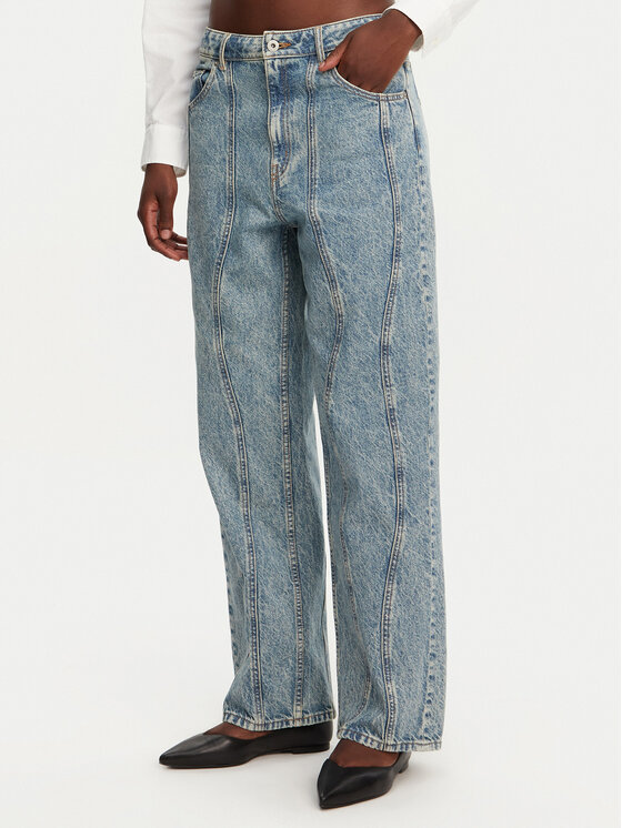 HUGO Džinsai · Mėlyna · Relaxed Fit