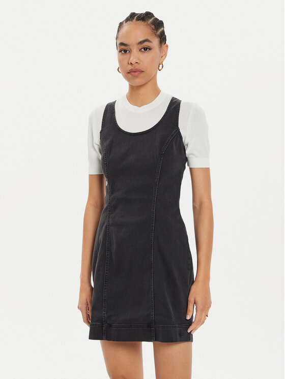 Lee Džinsinė suknelė · Juoda · Mini