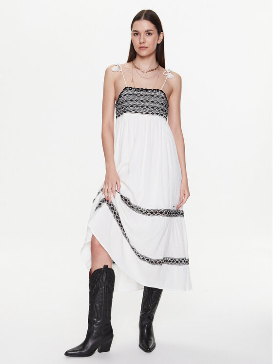 Pepe Jeans Kasdieninė suknelė · Écru · Midi