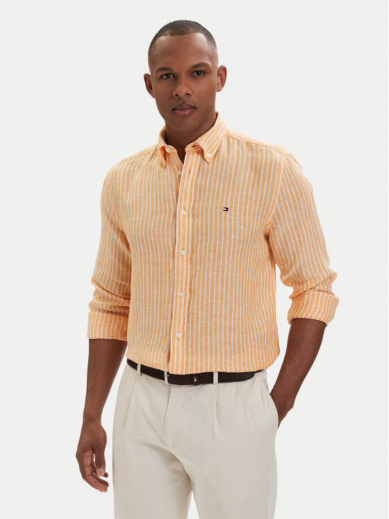 Kodas SUN15 Tommy Hilfiger Marškiniai · Šviesiai oranžinė · Regular Fit