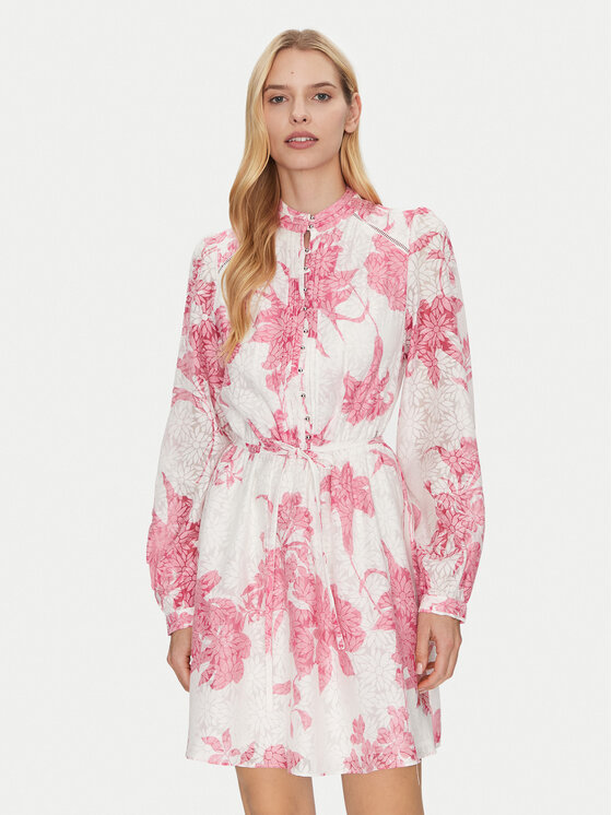 Kodas SUN15 Guess Kokteilinė suknelė · Balta · Mini