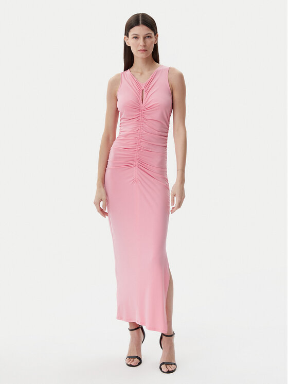 BOSS Kokteilinė suknelė · Rožinė · Maksi