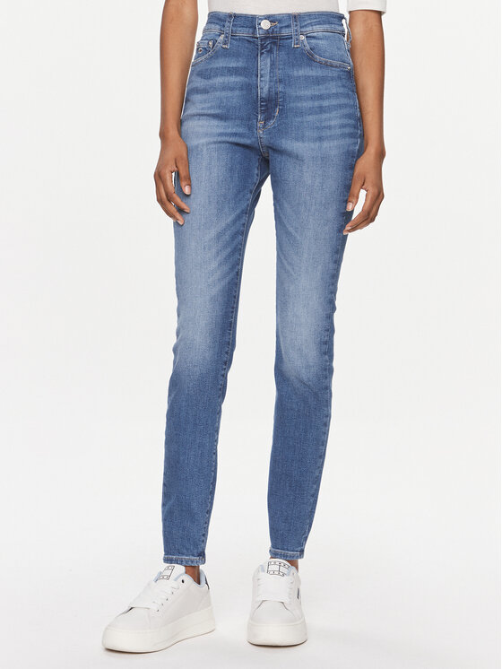 Tommy Jeans Džinsai · Mėlyna · Skinny Fit
