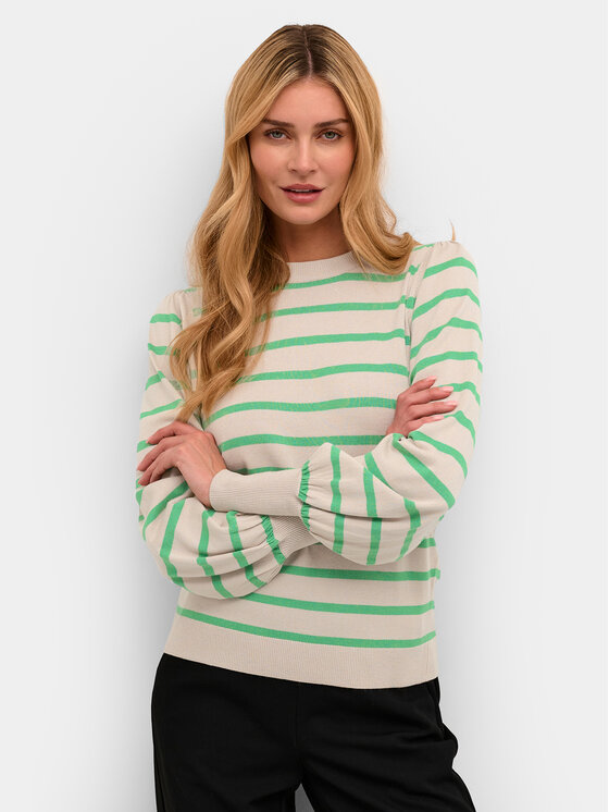 Kaffe Megztinis · Žalia · Regular Fit