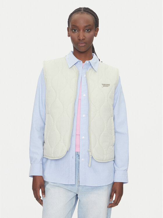 Tommy Jeans Sportinė liemenė · Žalia