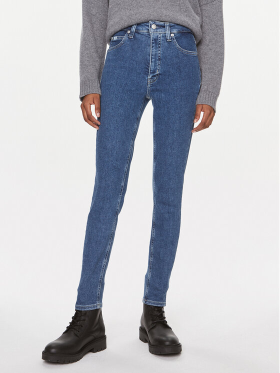Calvin Klein Jeans Džinsai · Mėlyna · Skinny Fit