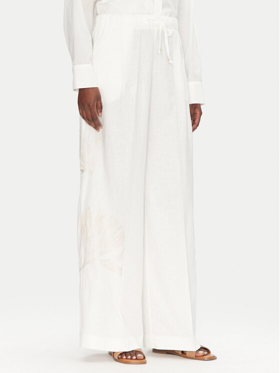 Kodas SUN15 ACCESS FASHION Palazzo kelnės · Balta · Regular Fit