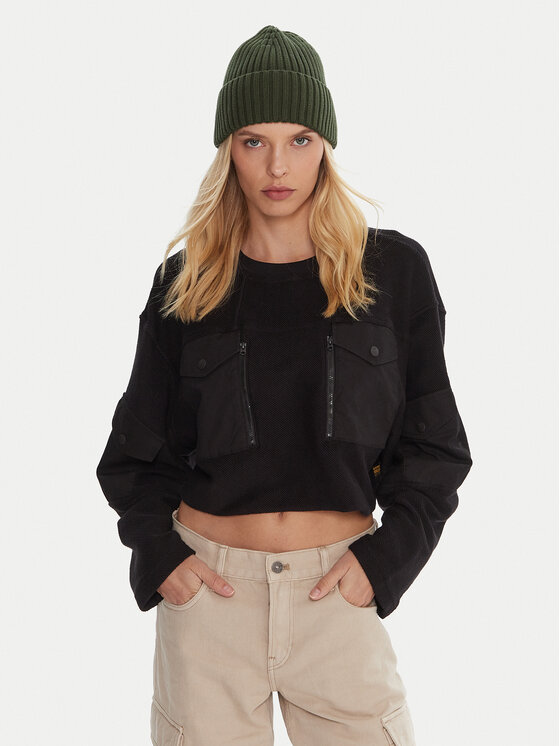 G-Star Raw Džemperis · Juoda · Relaxed Fit